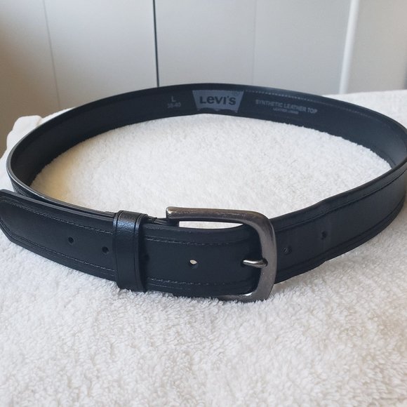 Levi Brand Men's Black Belt size L - Picture 1 of 7